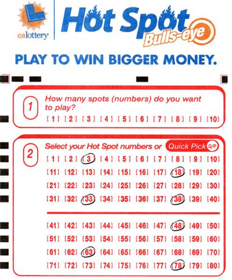 The California State Lottery began in October 1985 after voters authorized it in Proposition 37, the California State Lottery Act of 1984. . Hotspot california lottery
